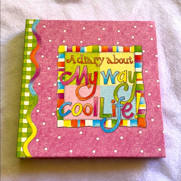 Renee Lindgren Other - Cute Pink Spiral Bound My Way Cool Life! Diary
